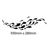 GLASS POOL FENCE SAFETY STICKER FISH DESIGN